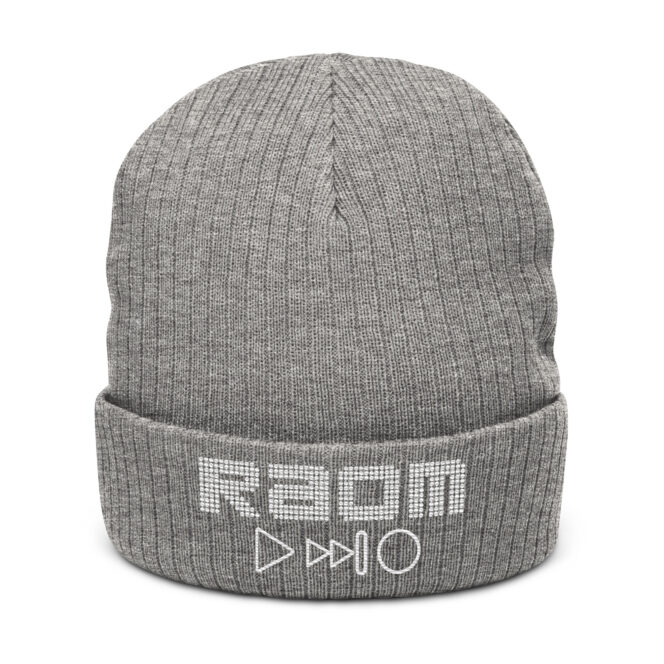 RAOM Ribbed knit beanie - Image 4