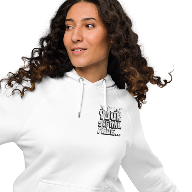 Unisex eco raglan hoodie - Image 4